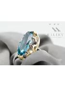 Žiedas Akvamarinas 14k geltono aukso Vintage vrc253y